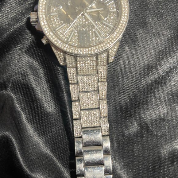 Michael Kors Wren Chronograph Stainless Steel Watch - Picture 3 of 7